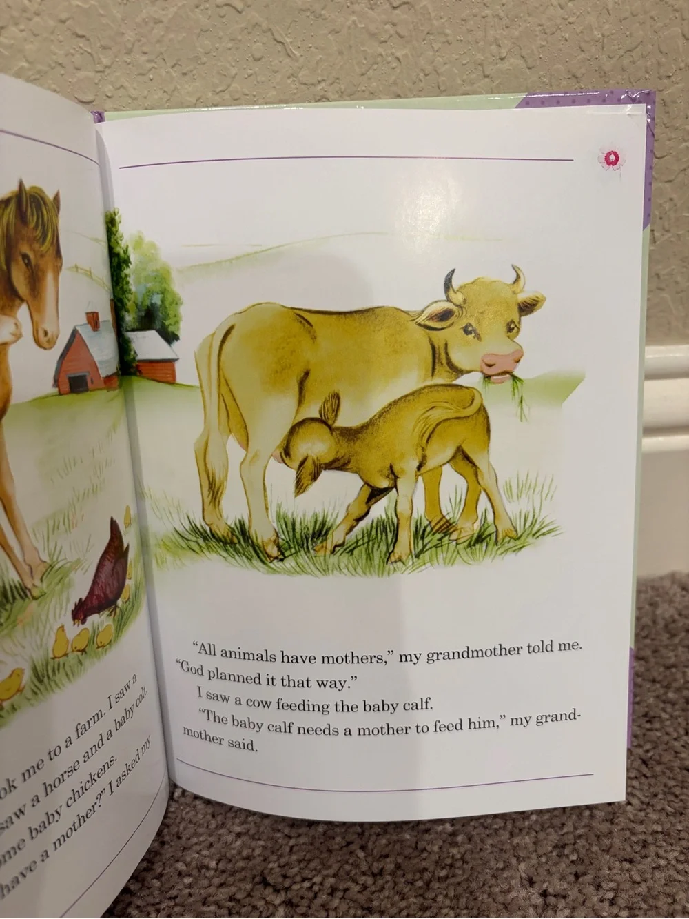I'm Growing, Too! Kids Picture Book - Purple
